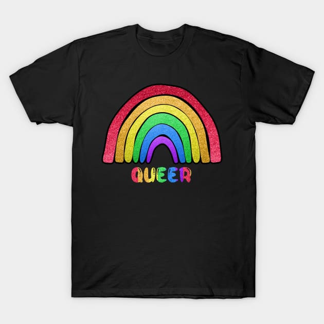 Queer Rainbow T-Shirt by Wanderer Bat